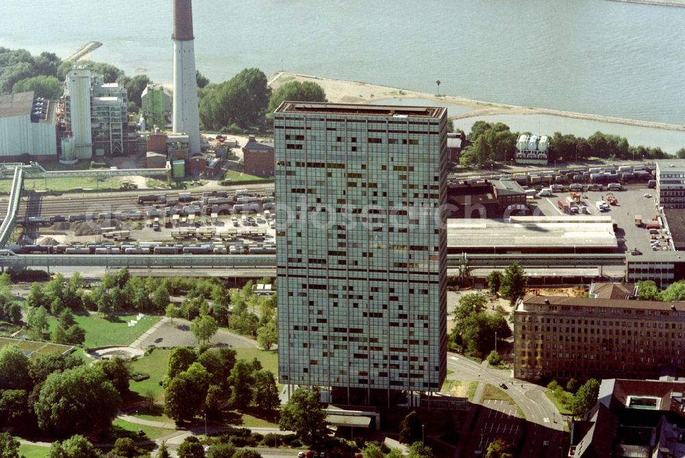 Aerial image Leverkusen - High-rise buildings of TERRITORY CTR GmbH in Leverkusen in the state North Rhine-Westphalia