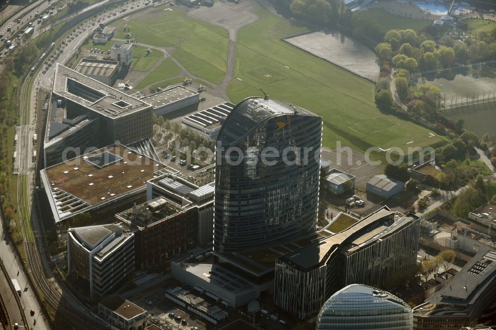 Paris from above - High-rise buildings Tour SEQUANA on Rue Henri Farman in Paris in Ile-de-France, France