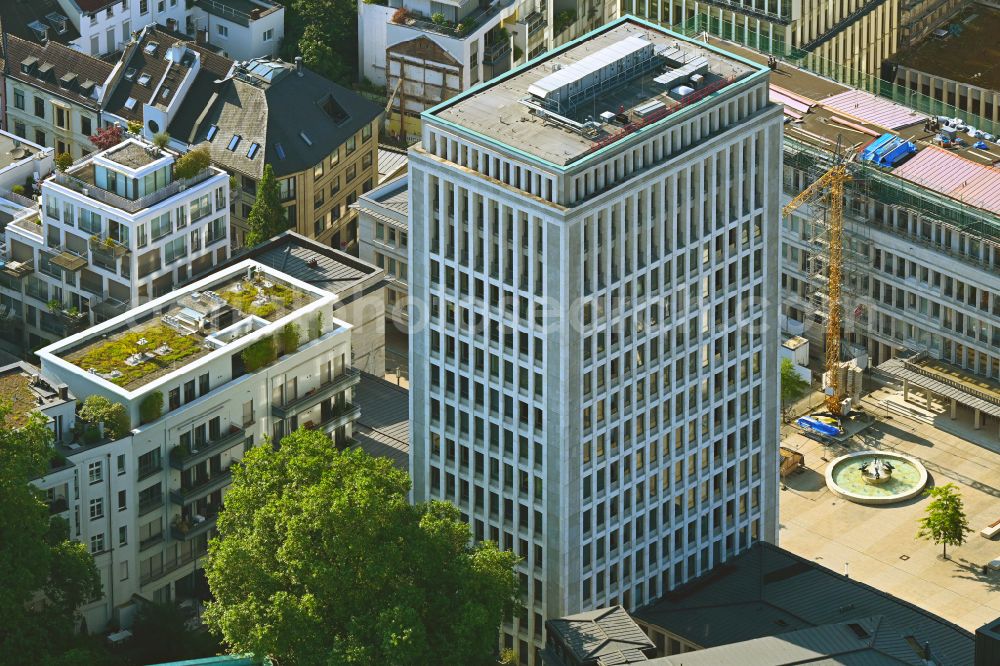 Aerial image Köln - Office buildings and commercial high-rise complex Haus Gerling on street Gereonshof in the district Altstadt in Cologne in the state North Rhine-Westphalia, Germany