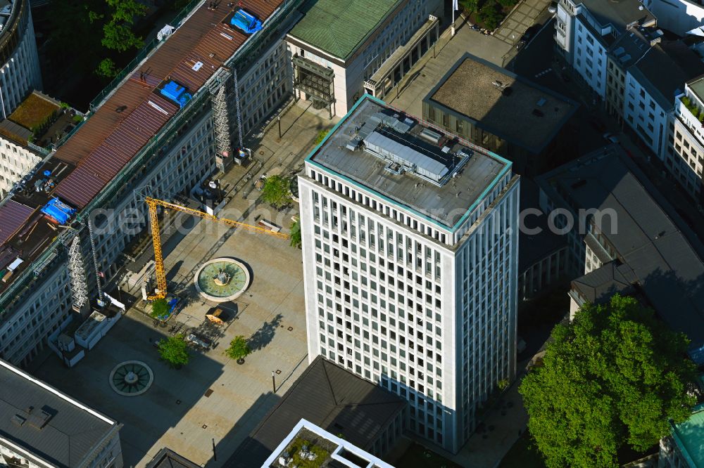 Aerial image Köln - Office buildings and commercial high-rise complex Haus Gerling on street Gereonshof in the district Altstadt in Cologne in the state North Rhine-Westphalia, Germany