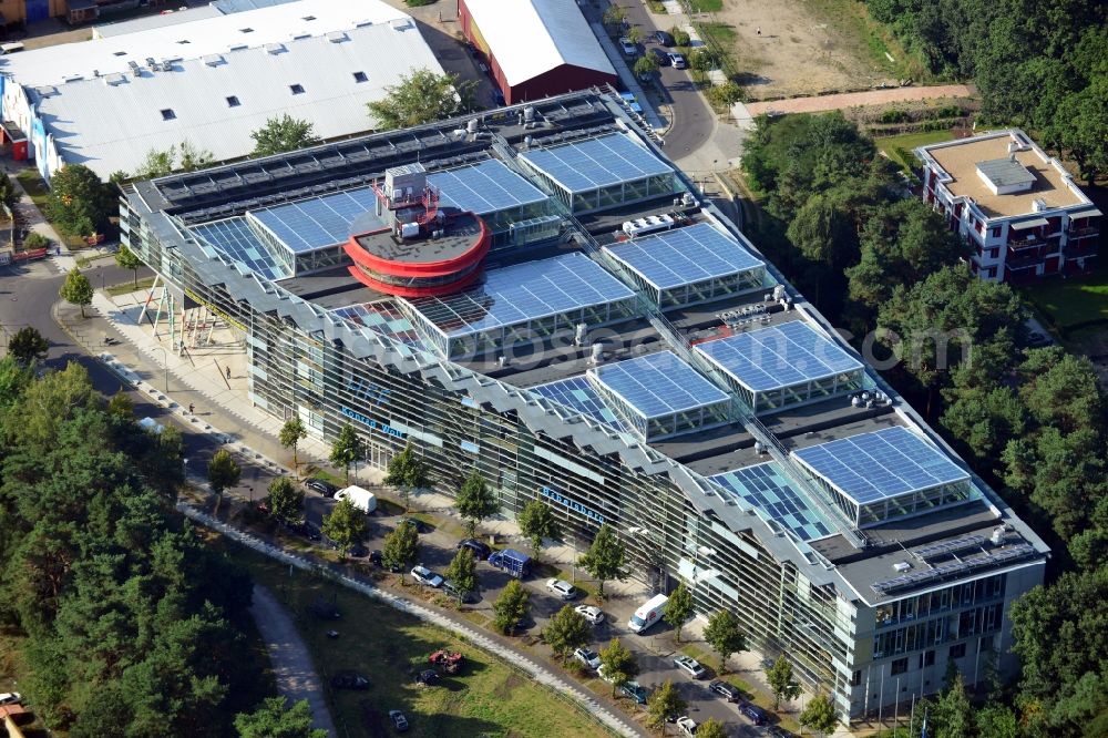 Potsdam from above - View of College for Film and Television Konrad Wolf in Potsdam in Brandenburg