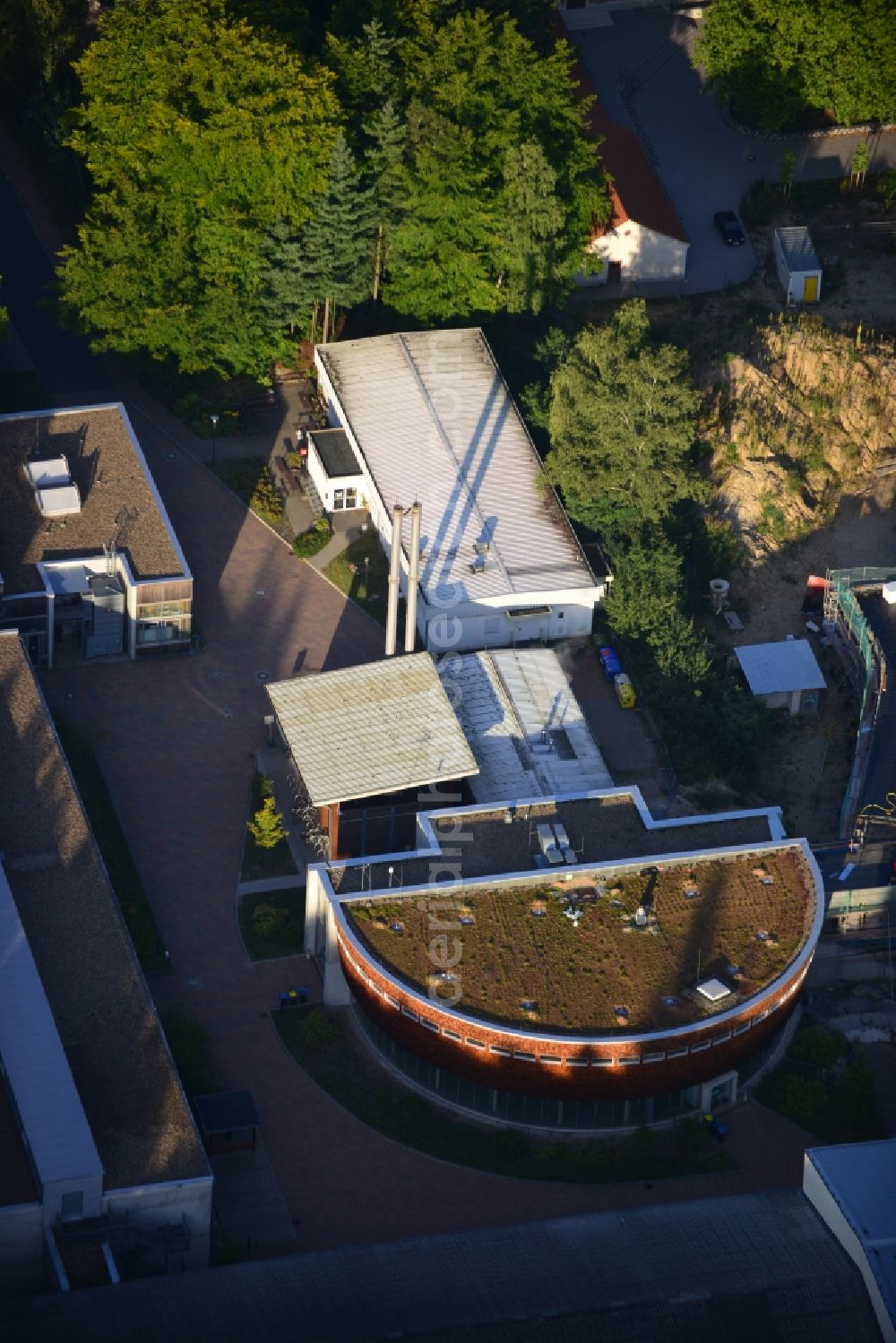 Eberswalde from above - University for Sustainable Development (FH) Eberswalde in Brandenburg