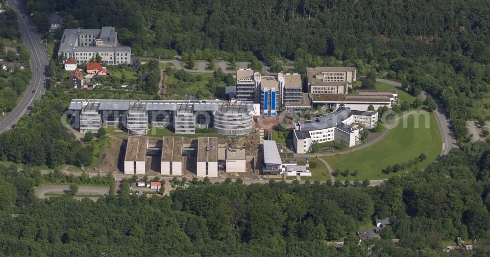 Aerial photograph Hagen - University campus district with the Open University / University of Hagen in North Rhine-Westphalia NRW