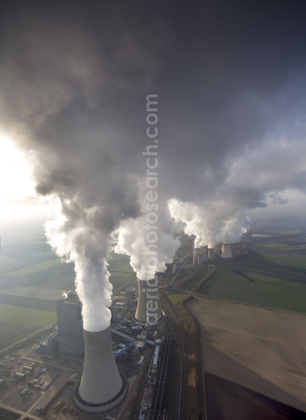 Aerial photograph Grevenbroich - View of the power station Frimmersdorf in Grevenbroich in the state of North Rhine-Westphalia