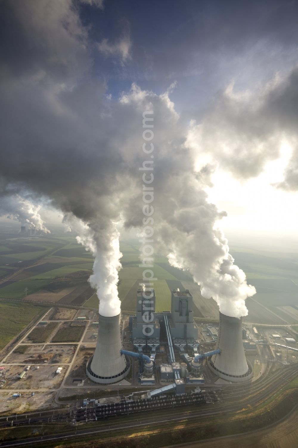 Grevenbroich from the bird's eye view: View of the power station Frimmersdorf in Grevenbroich in the state of North Rhine-Westphalia