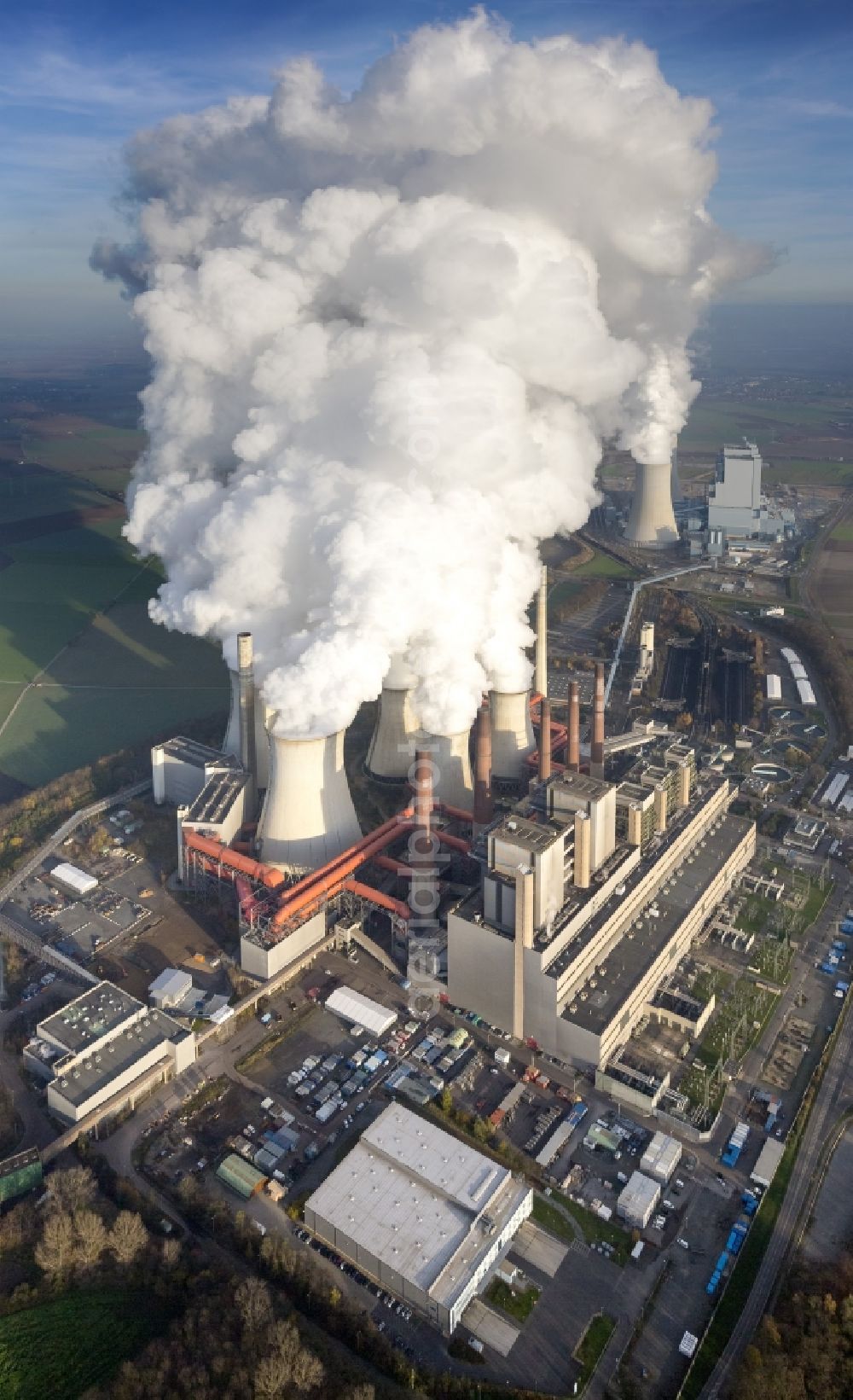 Grevenbroich from the bird's eye view: View of the power station Frimmersdorf in Grevenbroich in the state of North Rhine-Westphalia