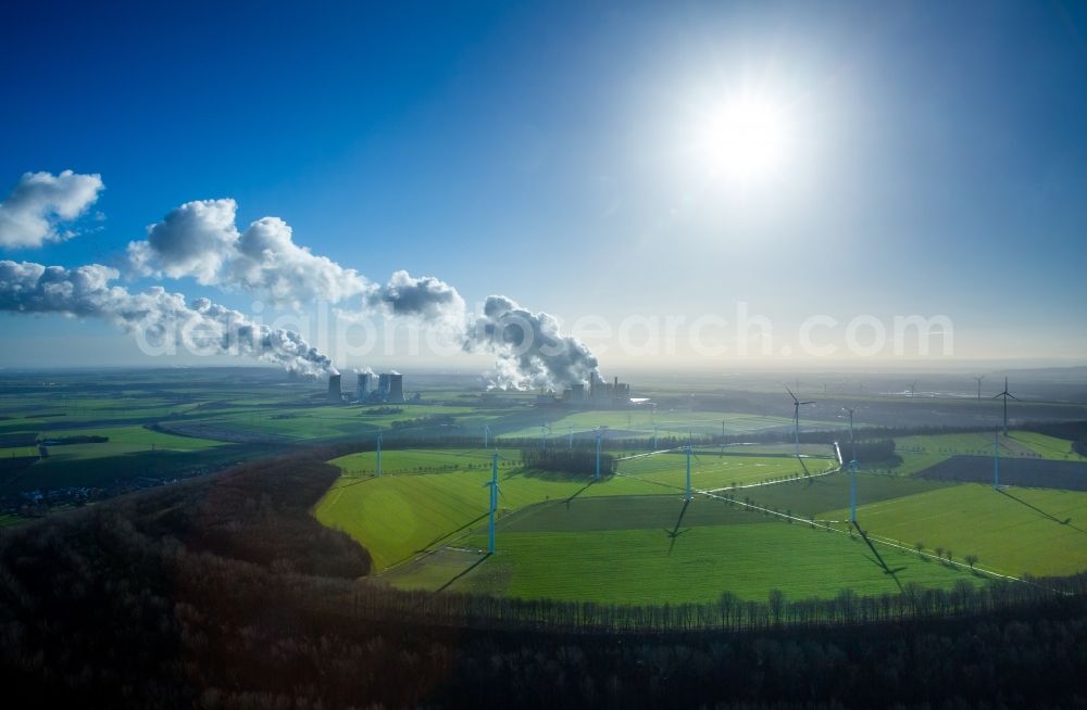 Grevenbroich from the bird's eye view: View of the power station Frimmersdorf in Grevenbroich in the state of North Rhine-Westphalia