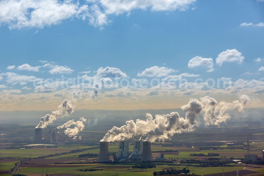 Grevenbroich from the bird's eye view: View of the power station Frimmersdorf in Grevenbroich in the state of North Rhine-Westphalia