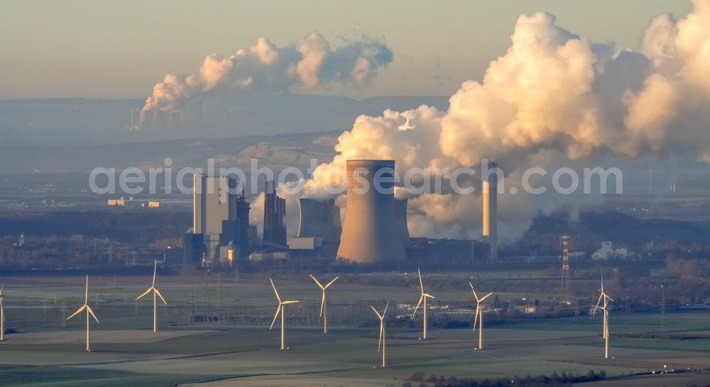 Grevenbroich from above - View of the power station Frimmersdorf in Grevenbroich in the state of North Rhine-Westphalia