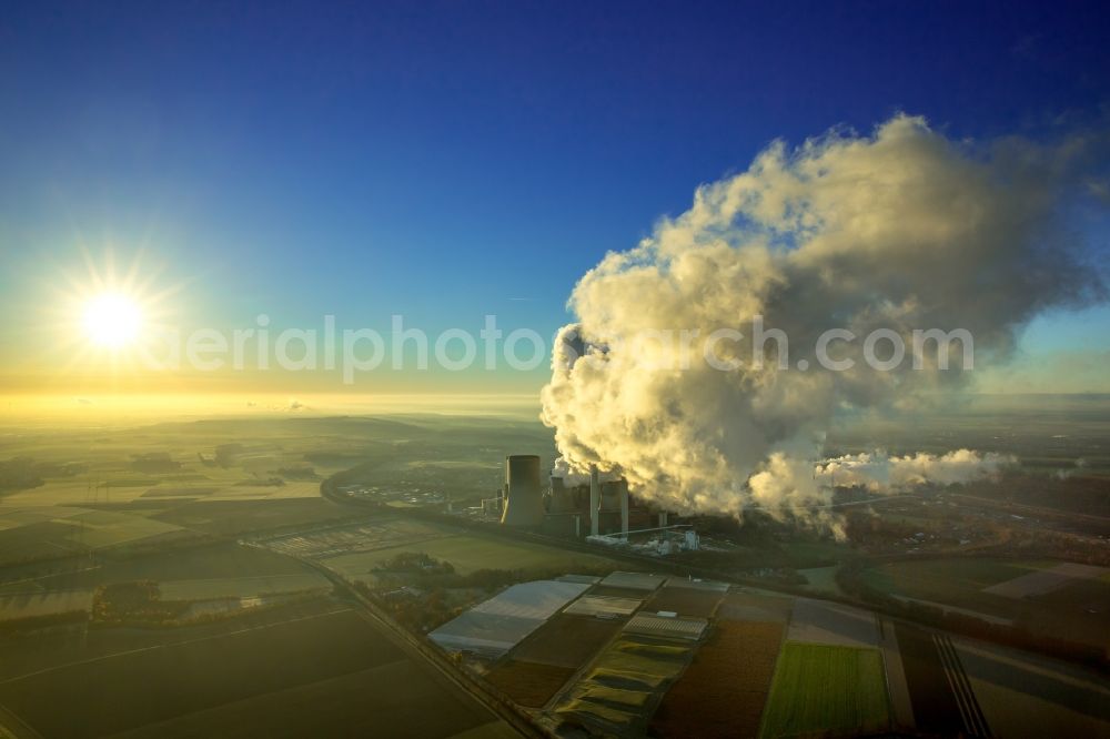 Aerial image Grevenbroich - View of the power station Frimmersdorf in Grevenbroich in the state of North Rhine-Westphalia