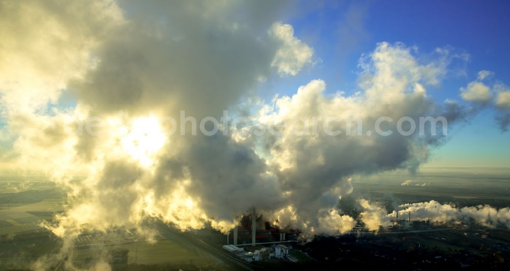 Aerial photograph Grevenbroich - View of the power station Frimmersdorf in Grevenbroich in the state of North Rhine-Westphalia