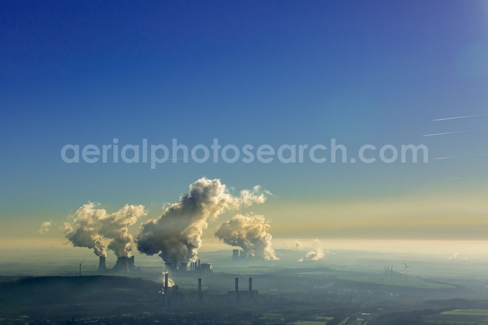 Grevenbroich from above - View of the power station Frimmersdorf in Grevenbroich in the state of North Rhine-Westphalia