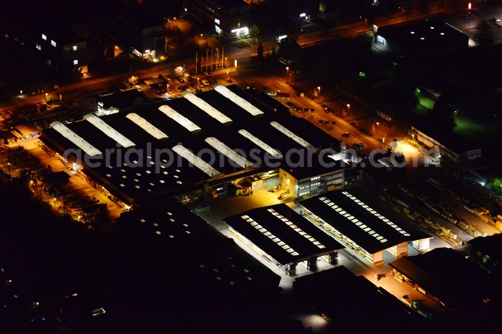 Berlin from the bird's eye view: Wood Possling construction market Mahlsdorf on Landsberger Strasse in Berlin