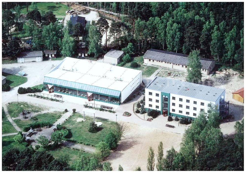 Arendsee / SAW from above - Hotel am Arendsee bei Salzwedel in Sachsen-Anhalt.