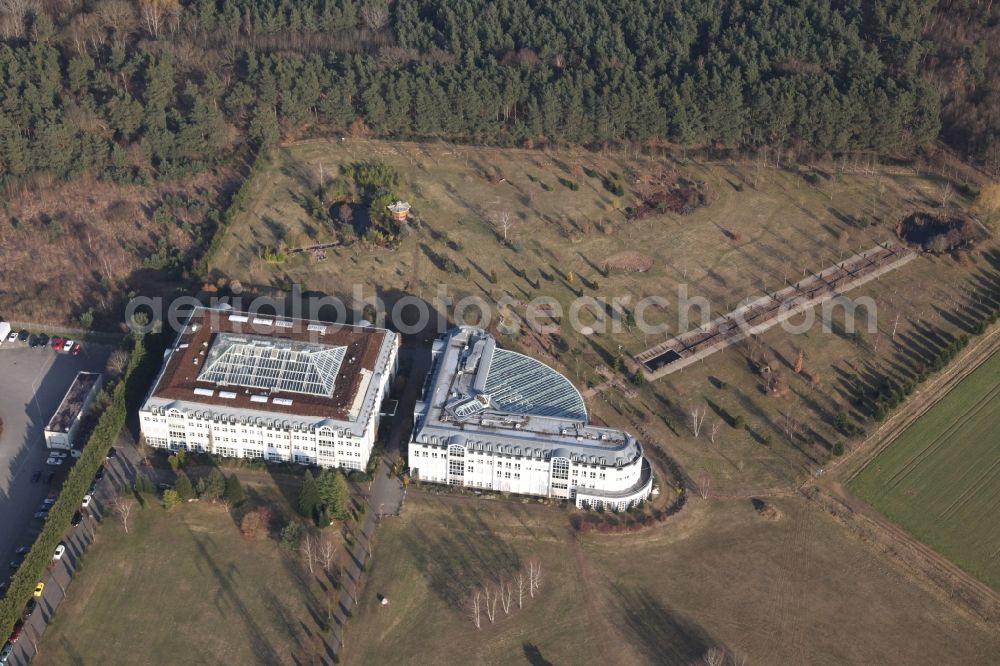 Aerial photograph Dietzenbach - Hotel Artrium am park on the Waldstrasse in Dietzenbach in the state Hesse. hotel-artrium.de