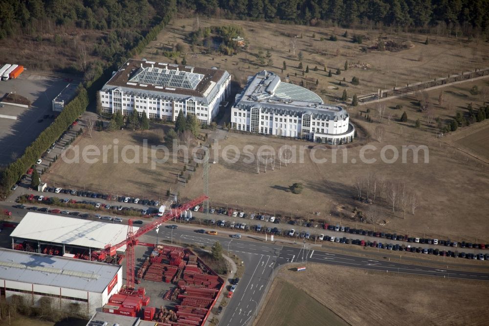 Dietzenbach from above - Hotel Artrium am Park on the Waldstrasse in Dietzenbach in the state Hesse