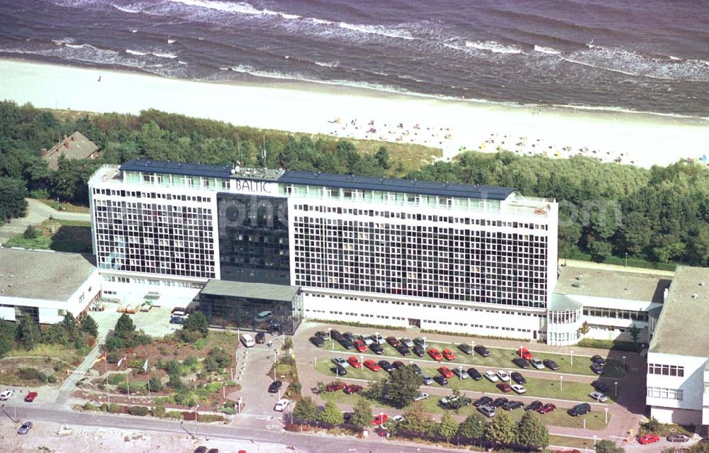 Zinnowitz / Usedom from above - Hotel Baltic in Zinnowitz.