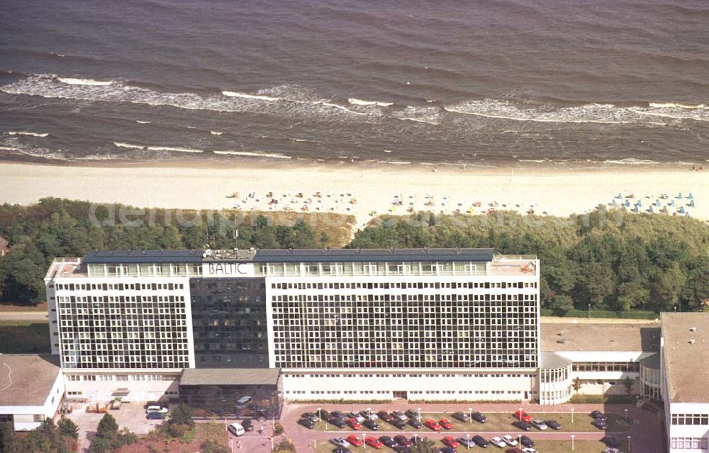 Zinnowitz / Usedom from the bird's eye view: Hotel Baltic in Zinnowitz.