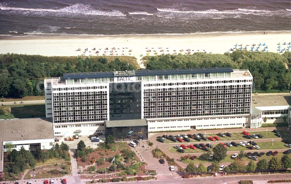 Aerial photograph Zinnowitz / Usedom - Hotel Baltic in Zinnowitz.