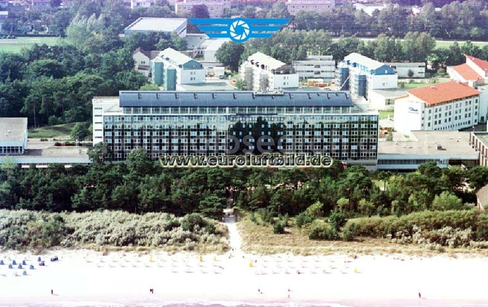 Aerial photograph Zinnowitz / Usedom - Mecklenburg-Vorpommern - Hotel Baltic in Zinnowitz.