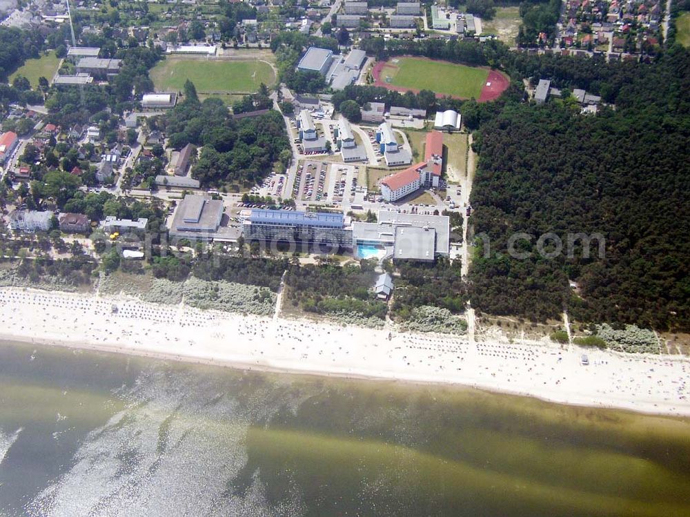 Zinnowitz from the bird's eye view: Hotel Baltic in Zinnowitz auf Usedom in Mecklenburg-Vorpommern