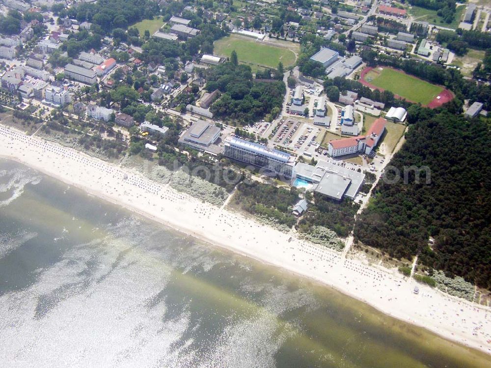 Aerial image Zinnowitz - Hotel Baltic in Zinnowitz auf Usedom in Mecklenburg-Vorpommern