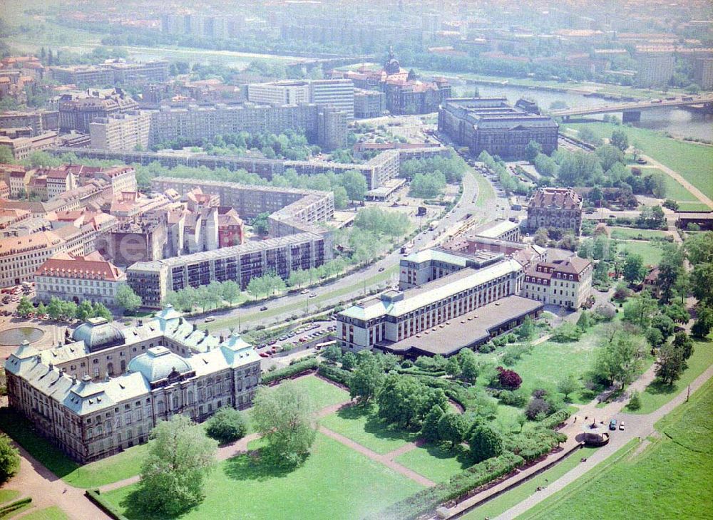 Aerial photograph Dresden / Sachs. - Hotel Bellevue Dresden in der Großen Meißner Straße 15 in 01097 DRESDEN.