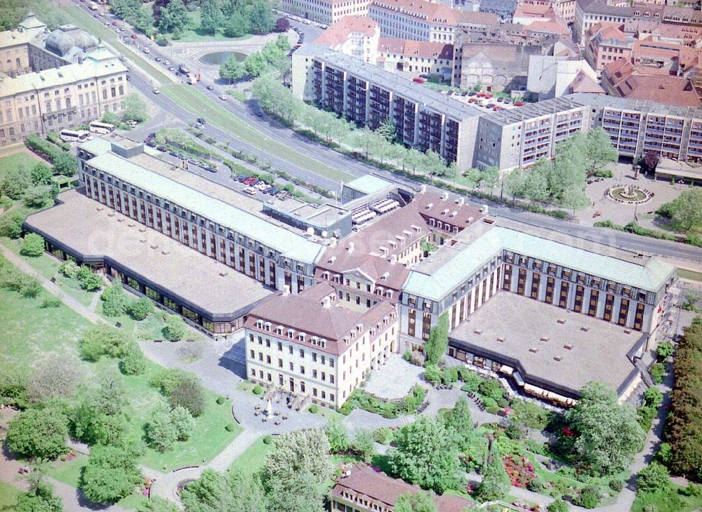 Dresden / Sachs. from the bird's eye view: Hotel Bellevue Dresden in der Großen Meißner Straße 15 in 01097 DRESDEN.