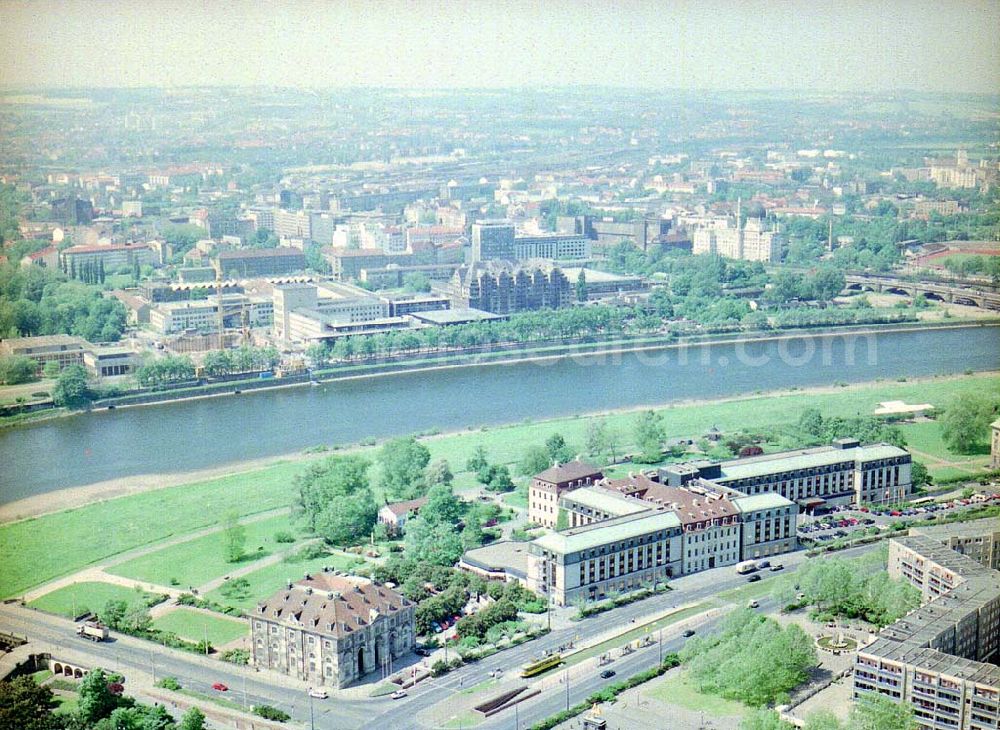 Aerial photograph Dresden / Sachs. - Hotel Bellevue Dresden in der Großen Meißner Straße 15 in 01097 DRESDEN.