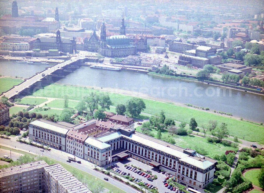 Aerial image Dresden / Sachs. - Hotel Bellevue Dresden in der Großen Meißner Straße 15 in 01097 DRESDEN.