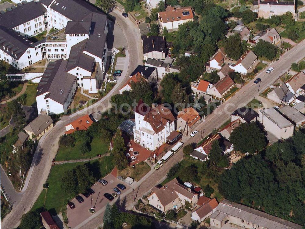 Aerial photograph Buckow / Märkische Schweiz - Hotel Bergfried in Buckow / Märkische Schweiz