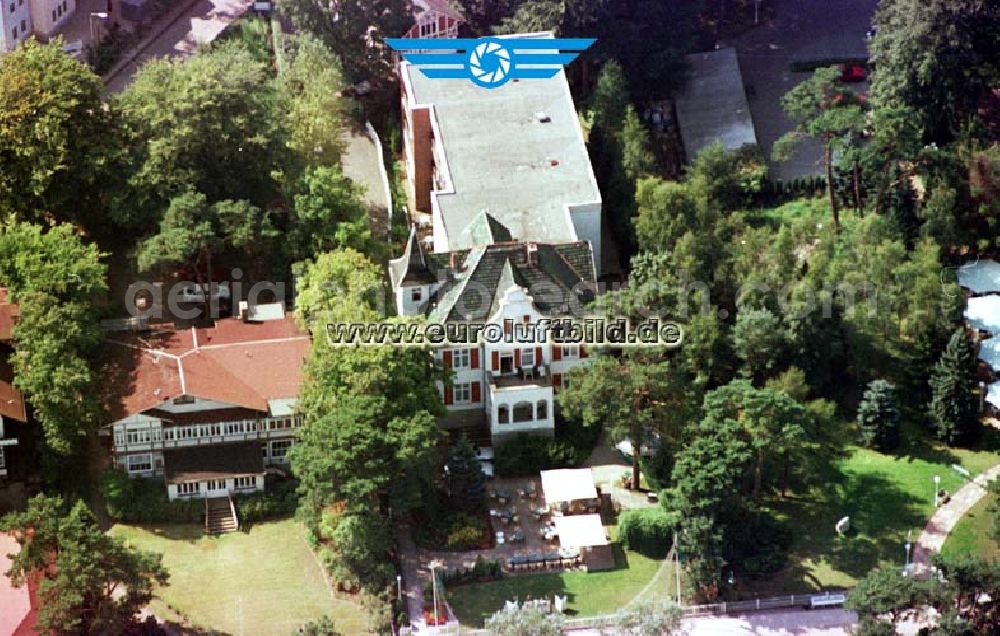 Aerial photograph Ahlbeck / Usedom - Mecklenburg-Vorpommern - Hotel Hubertus in Ahlbeck / Usedom.