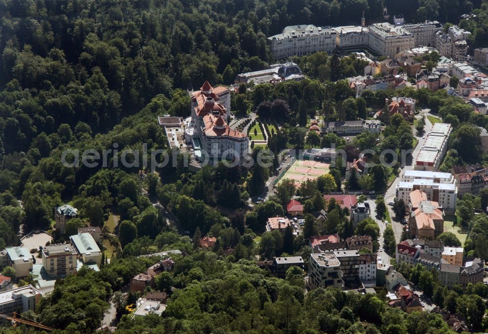 Aerial photograph Karlsbad - Hotel Imperial in Karlovy Vary (Karlovy Vary) in the Czech Republic