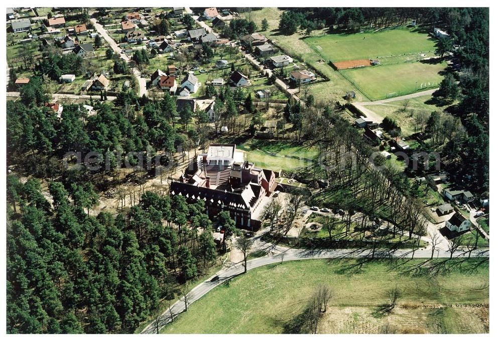 Aerial photograph Strausberg / Brandenburg - Hotel Lakeside in Strausberg