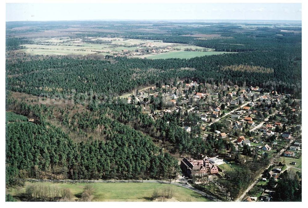 Strausberg / Brandenburg from the bird's eye view: Hotel Lakeside in Strausberg