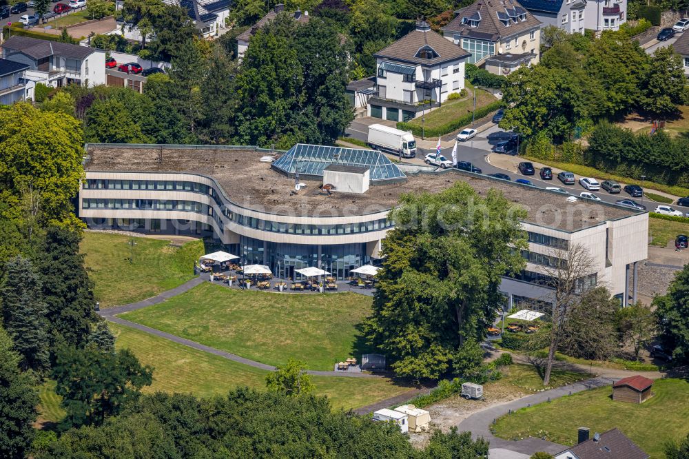 Aerial image Velbert - Complex of the hotel building Best Western Plus Parkhotel Velbert on street Guenther-Weisenborn-Strasse in Velbert in the state North Rhine-Westphalia, Germany