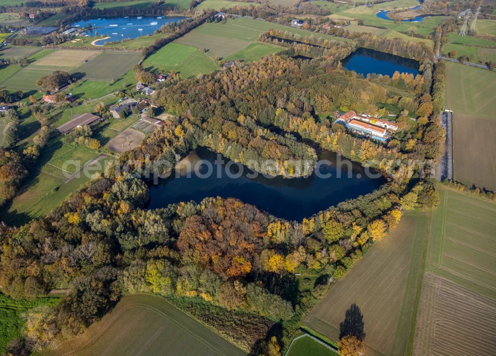 Aerial image Hamm - Complex of the hotel building Gut Sternholz on street Lippestrasse in the district Norddinker in Hamm at Ruhrgebiet in the state North Rhine-Westphalia, Germany