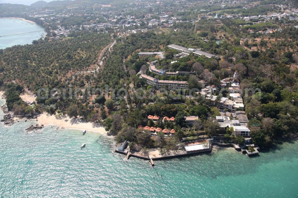 Aerial image Rawai - Hotel complex in Rawai on Phuket Island in Thailand