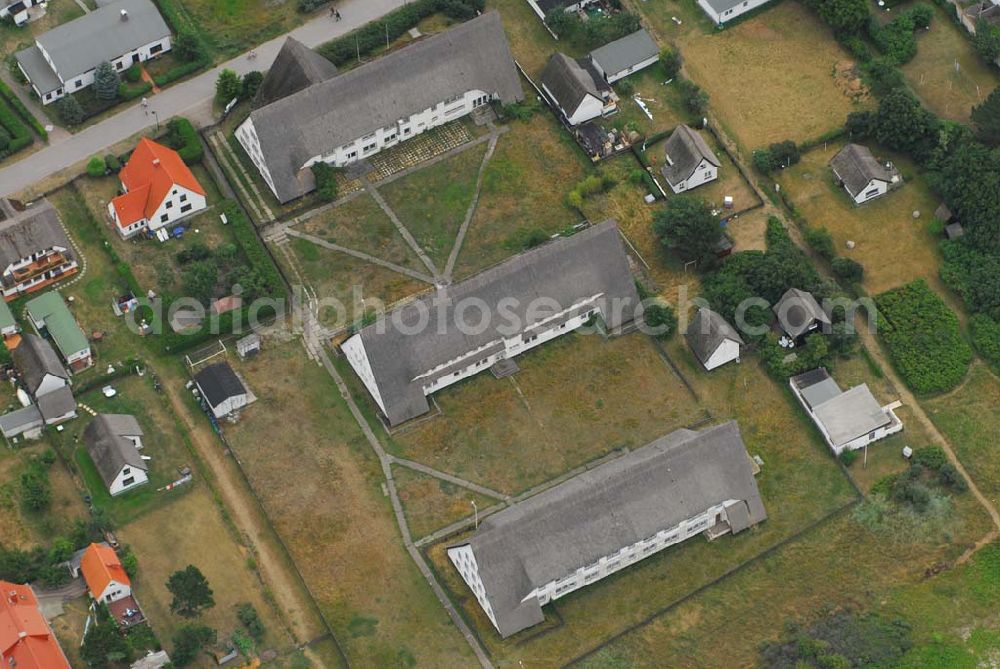 Aerial image Vitte auf Hiddensee - Hotelanlage am Süderende in Vitte auf Hiddensee.