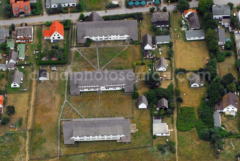 Aerial photograph Vitte auf Hiddensee - Hotelanlage am Süderende in Vitte auf Hiddensee.