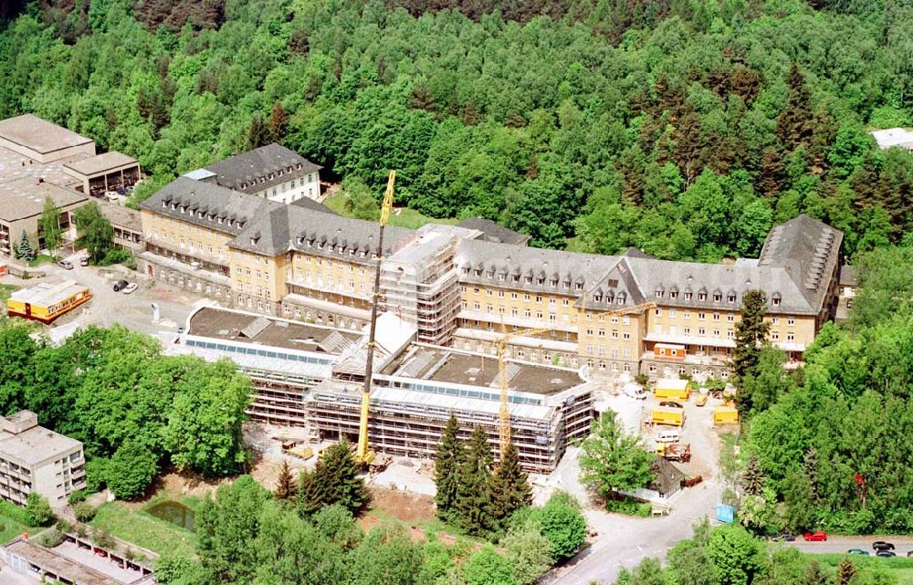 Aerial photograph Bayreuth / Bayern - Hotelkomplex am Festspielhügel in 95444 Bayreuth.