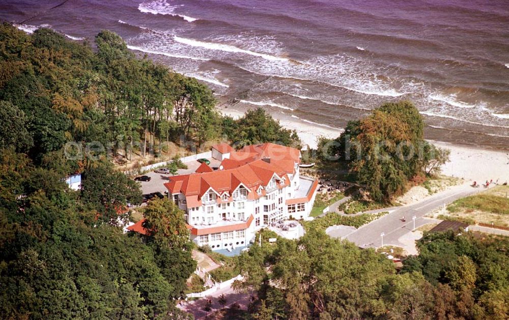 Koserow / Usedom from above - Hotelkomplex im Koserower Strandbereich.