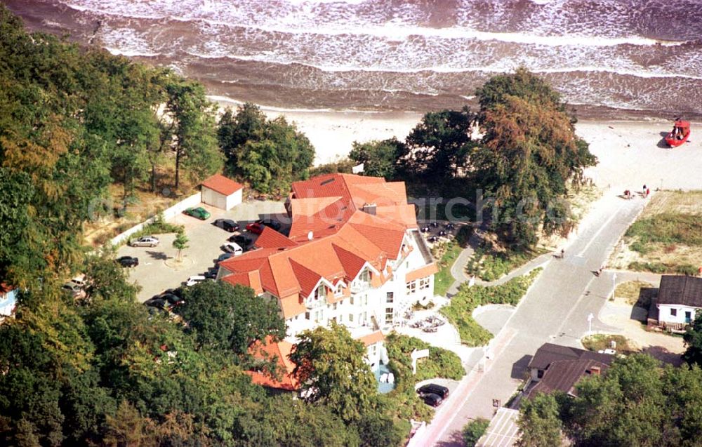 Aerial photograph Koserow / Usedom - Hotelkomplex im Koserower Strandbereich.