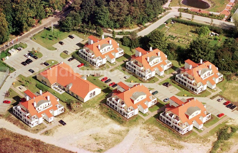 Aerial image Koserow / Usedom - Hotelkomplex im Koserower Strandbereich.