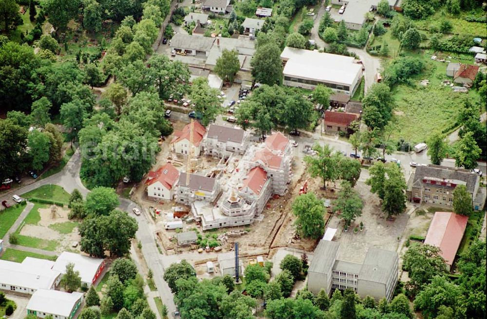 Aerial image Neuenhagen / Brandenburg - Hotelneubau Neuenhagen