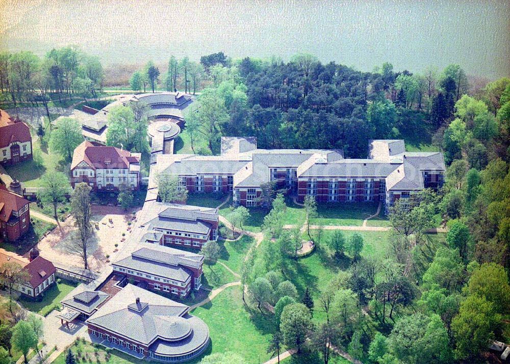 Aerial image Rheinsberg / BRA - Hotelneubaukomplex in Rheinsberg.