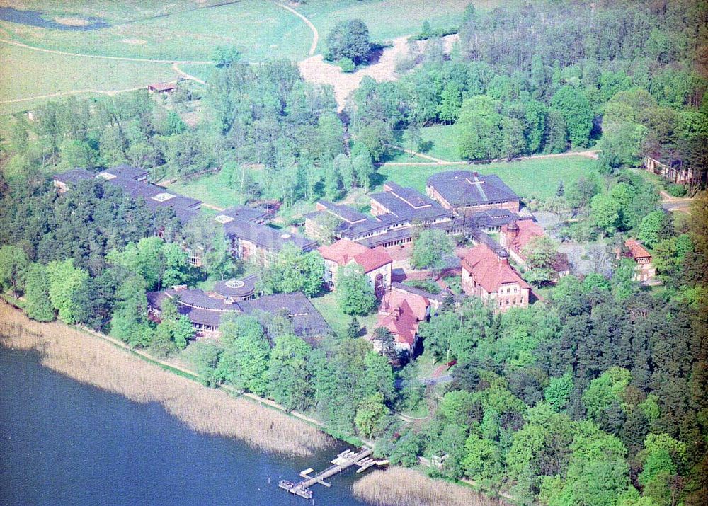 Aerial photograph Rheinsberg / BRA - Hotelneubaukomplex in Rheinsberg.