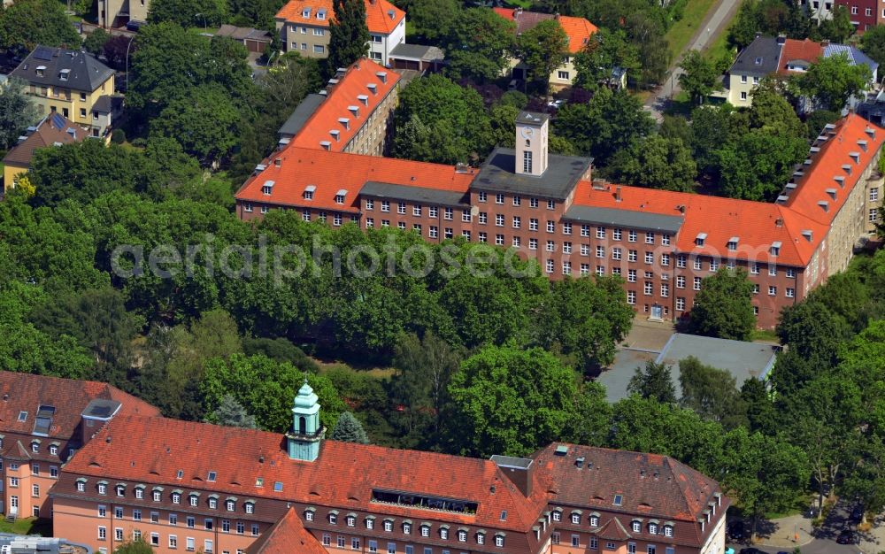 Aerial photograph Berlin OT Tempelhof - View of the Hugo Gaudig school in Berlin - Tempelhof