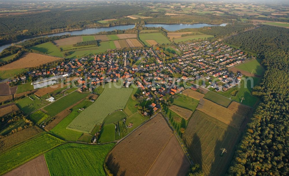 Haltern am See from above - View of the district Hullern in Haltern am See in the state North Rhine-Westphalia