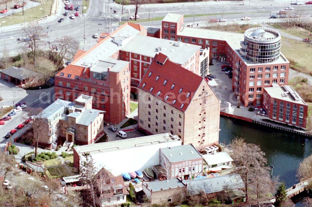 Aerial photograph Berlin - 24.02.1995 Humboldt Mühle Berlin Tegel